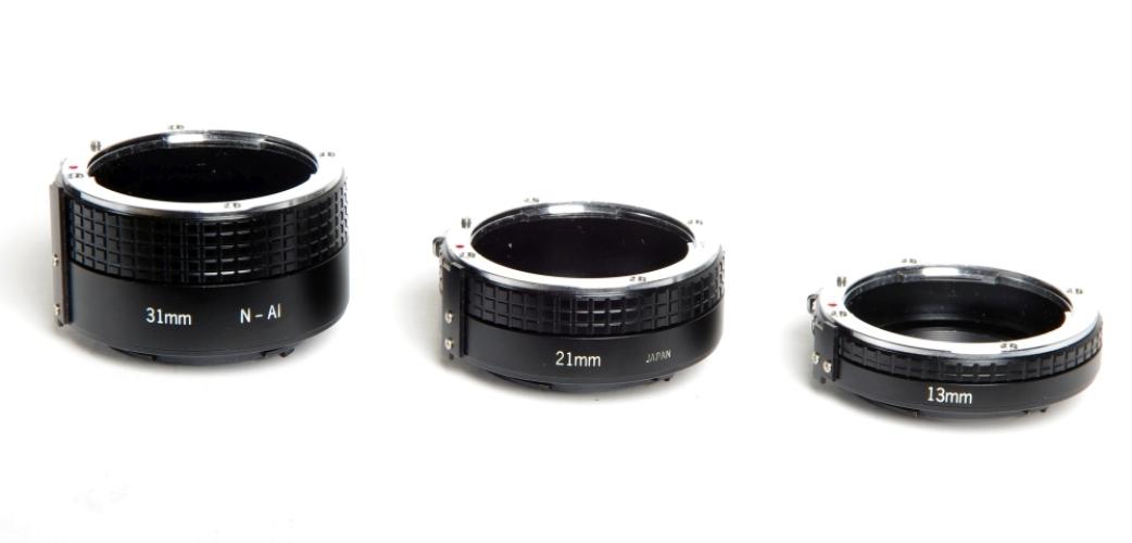 Danubia Zwischenringsatz für Nikon F-Bajonett mit AI-Blendenkupplung *gebraucht*