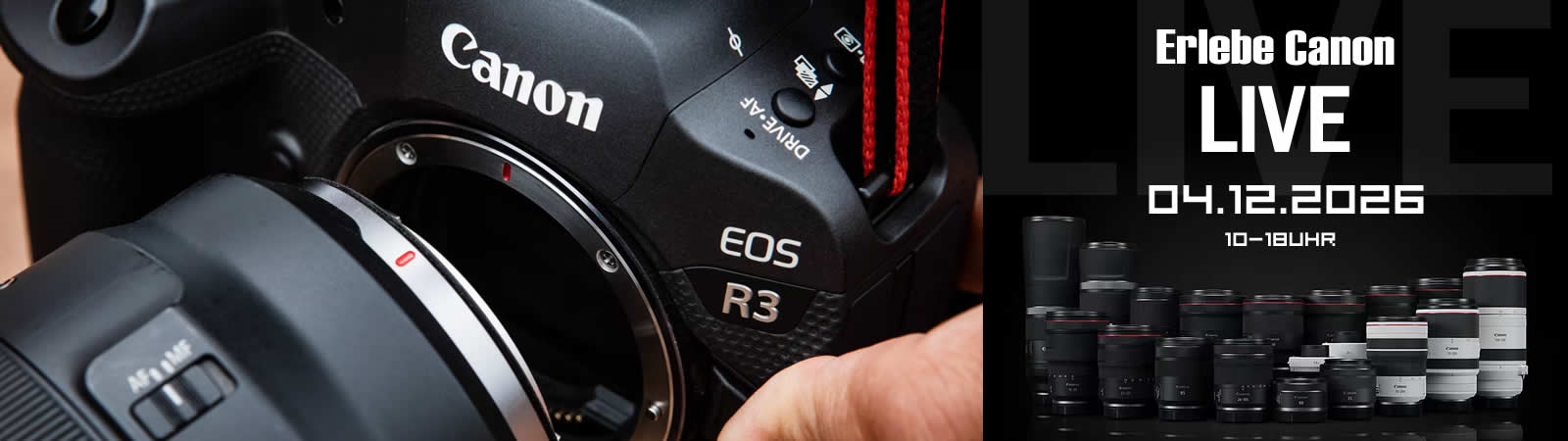 Canon LIVE bei Foto Wolf am 05.Dezember von 10 bis 18Uhr - inkl. Check & Clean