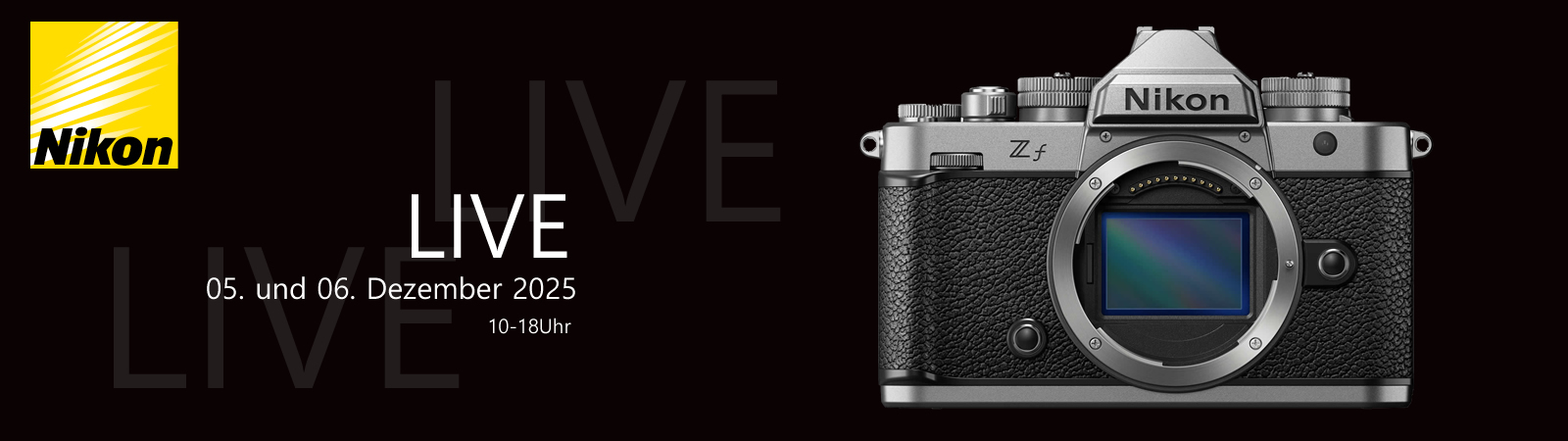 Am 5. und 6. Dezember ist Nikon wieder bei Foto Wolf - Vorführungen, Reinigungen, Fachberatung
