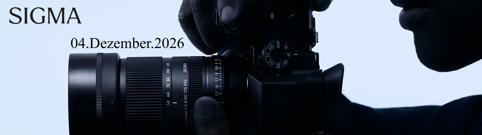SIGMA am 4.Dezember bei Foto Wolf - Ausprobieren, Testen, Sonderangebote