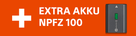 Bis 18.10.25 Gratis Zusatzakku NPFZ100 sichern