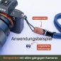 Preview: Anwendungsbeispiel von der Handschlaufe an einer Kamera