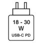 Preview: benötigter USB-Netzadapter / Nicht im Lieferumfang der Ladeschale enthalten