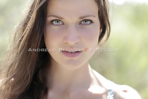 Portraitfotografie mit Model