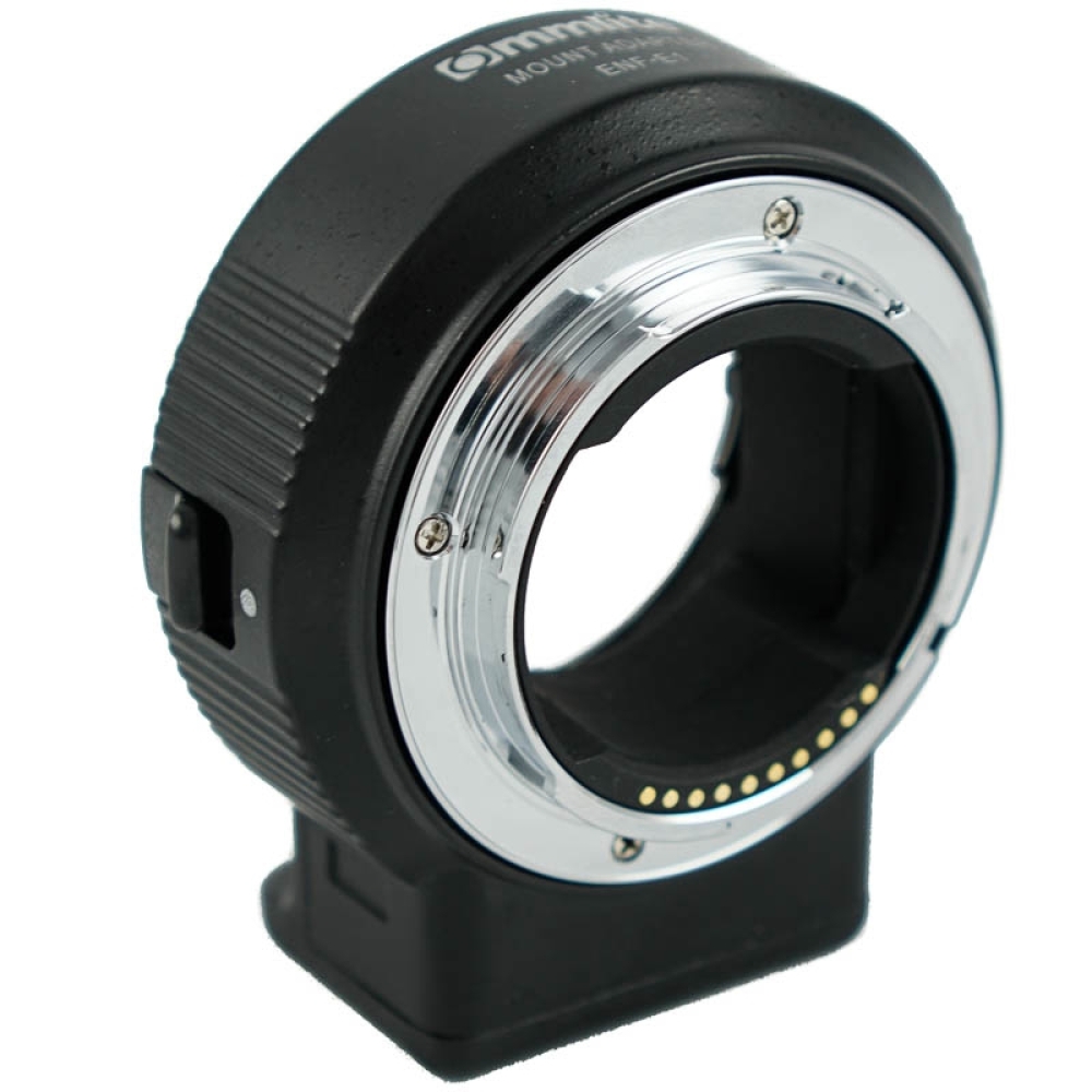 Commlite Autofokus-Adapter für Nikon F Objektiv an Sony E-Mount