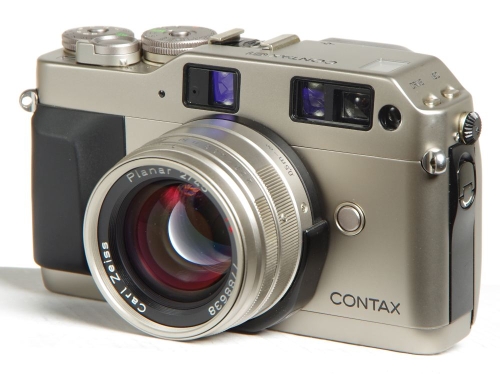 Contax G1 Messsucherkamera Kit Carl Zeiss Planar T* 2,0/45mm