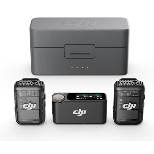 DJI MIC 2 Funkmikrofonsystem (2 TX + 1 RX + Charging Case) 2 Sender + 1 Empfänger
