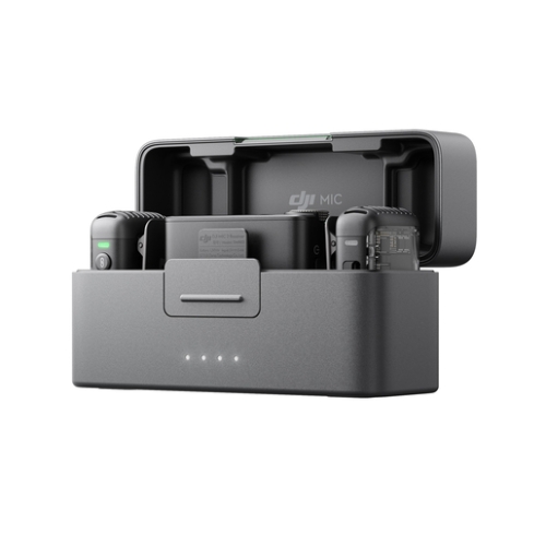 DJI MIC 2 Funkmikrofonsystem (2 TX + 1 RX + Charging Case) 2 Sender + 1 Empfänger
