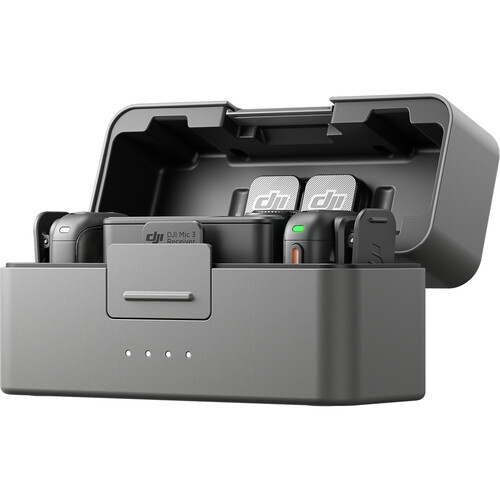 DJI MIC 3 Funkmikrofonsystem (2 TX + 1 RX + Charging Case) 2 Sender + 1 Empfänger