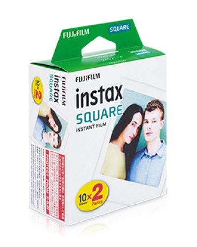 Fujifilm Instax Square WW 2er Pack Sofortbildfilm (2x 10 Aufnahmen)