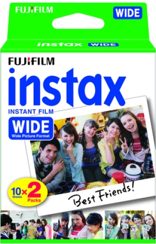 Fujifilm Instax Wide Film 2er Pack Sofortbildfilm (2x 10 Aufnahmen)