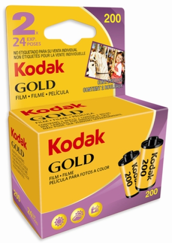 Kodak Gold 200/24 Kleinbildfilm 2er Pack