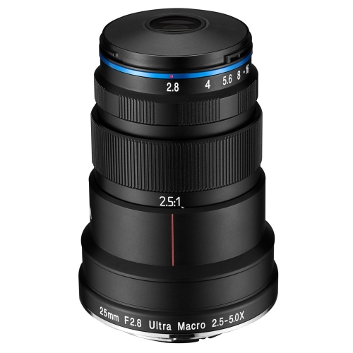 Preview: LAOWA 25mm/F2,8 Ultra Macro 2,5-5X für Canon RF-Mount *Demo*