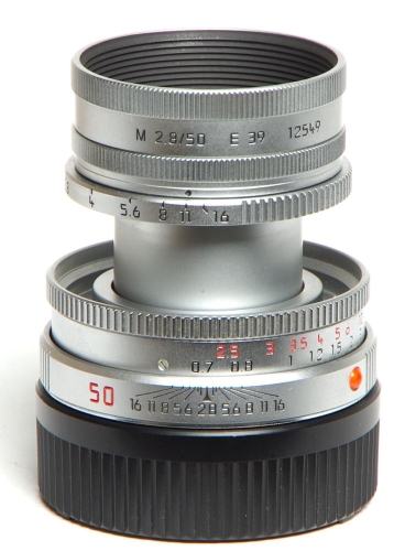 Leica Elmar-M 50mm/F2,0 silbern verchromt Version 11823 *gebraucht*