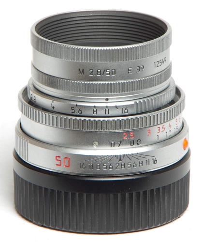Leica Elmar-M 50mm/F2,0 silbern verchromt Version 11823 *gebraucht*