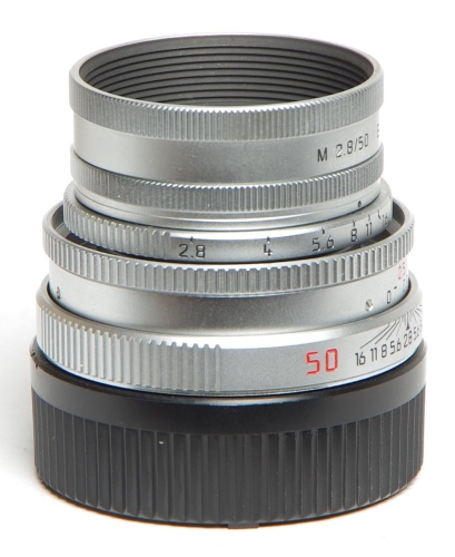 Leica Elmar-M 50mm/F2,0 silbern verchromt Version 11823 *gebraucht*