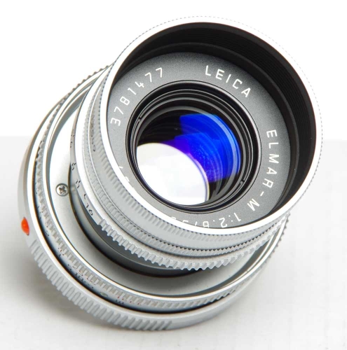 Leica Elmar-M 50mm/F2,0 silbern verchromt Version 11823 *gebraucht*