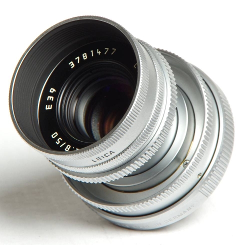 Leica Elmar-M 50mm/F2,0 silbern verchromt Version 11823 *gebraucht*