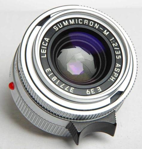 Leica Summicron-M 35mm/F2,0 ASPH. silbern verchromt Version 11882 *gebraucht*