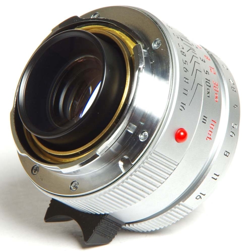 Leica Summicron-M 35mm/F2,0 ASPH. silbern verchromt Version 11882 *gebraucht*
