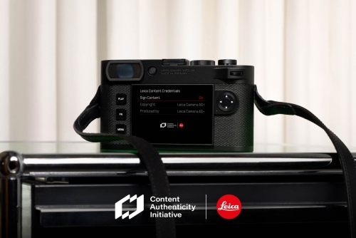 Leica M EV1 Content Credentials Menü