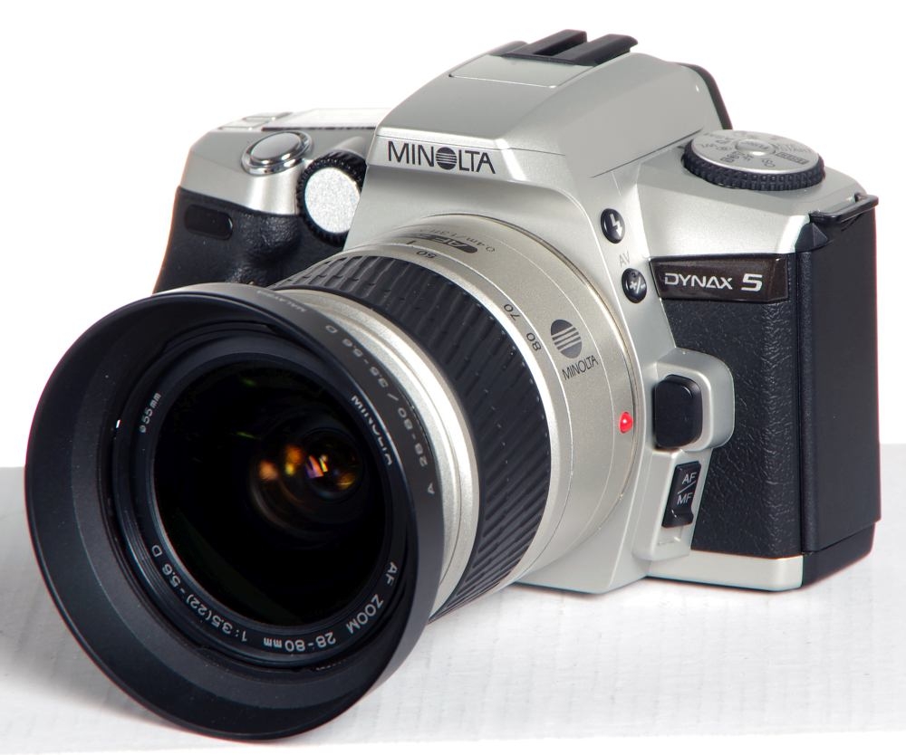 Minolta Dynax 5 Kit 28-80 silber *gebraucht*