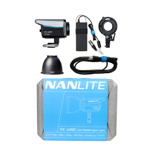 Preview: NANLITE FC-120C Full-Color Reportage- und Studio-Scheinwerfer