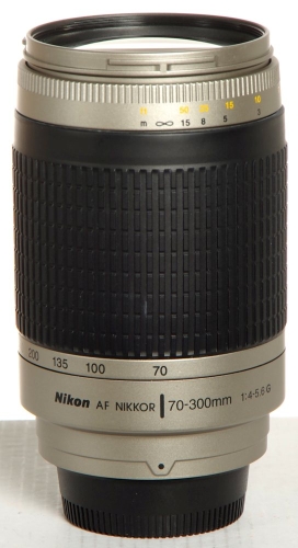 Nikon AF 70-300mm/F4,0-5,6 G silber *gebraucht*