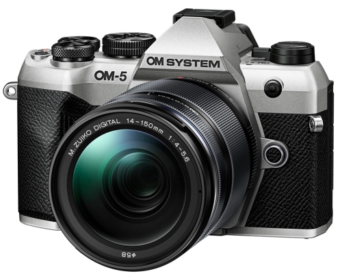 OM-5 Mark II mit 14-150 in Silber
