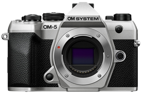 OM-5 Mark II Frontansicht Silber