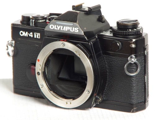 Olympus OM-4 Ti schwarz Gehäuse/Body