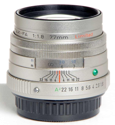 Pentax smc FA 77mm/F1,8 Limited silber *gebraucht*