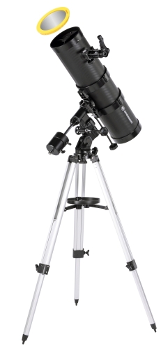 Bresser Pollux-II 150/1400 EQ3 Spiegelteleskop mit Smartphone-Adapter & Sonnenfilter