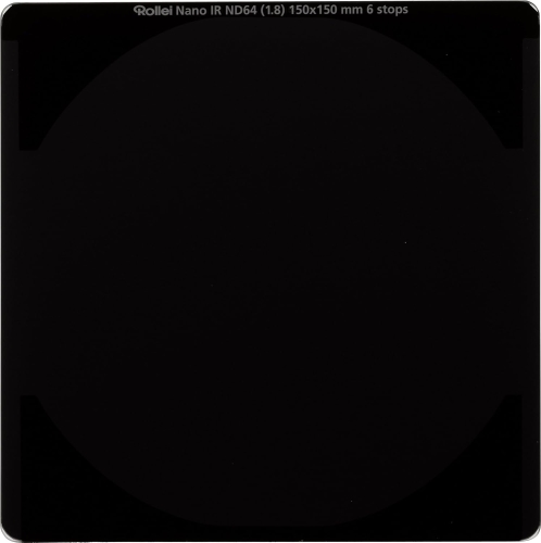 Rollei Profi Rechteckfilter Mark II Graufilter 150x150mm aus Gorilla Glas - ND64 Stopper (6 Stopps/1,8) *DEMO*