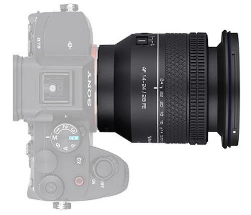 Anwendungsbeispiel Samyang an Sony Kamera