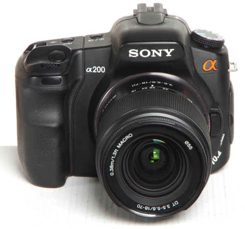 Sony Alpha 200 (A200) Kit Sony SAL 18-70mm *gebraucht*