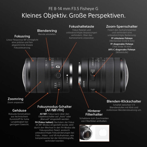 Preview: Sony SEL FE 8-14mm/F3,5 G Fisheye