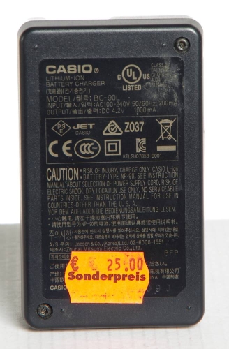 Casio BC-90L Akkuladegerät *gebraucht*