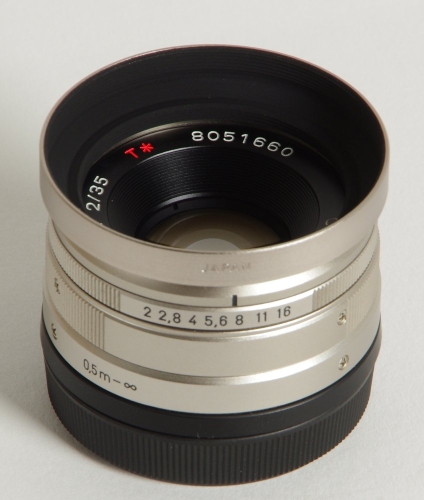 Contax Carl Zeiss Planar T* 2,0/35mm für Contax G-Mount *gebraucht*