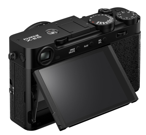 Fujifilm X-E5 mit klappbaren LCD in Schwarz