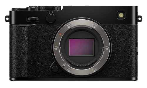 Fujifilm X-E5 front in Schwarz