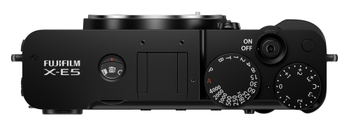 Fujifilm X-E5 oben schwarz