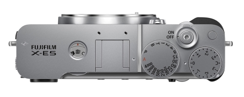 Fujifilm X-E5 Topansicht Silber