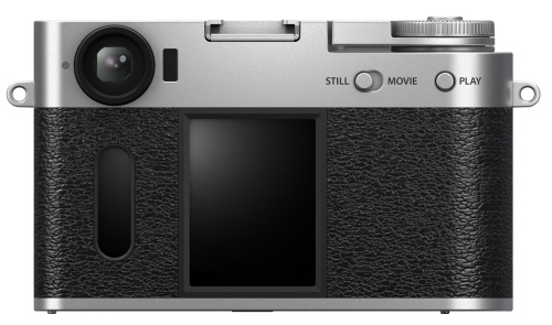Fujifilm X half Silber Displayansicht
