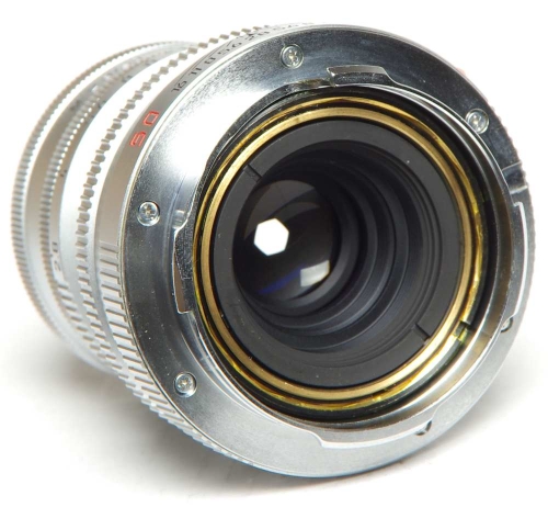 Leica Elmar-M 50mm/F2,0 silbern verchromt Version 11823 *gebraucht*