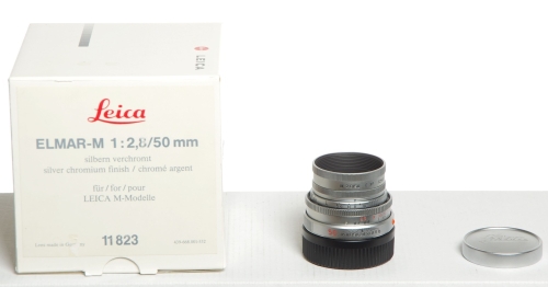 Leica Elmar-M 50mm/F2,0 silbern verchromt Version 11823 *gebraucht*