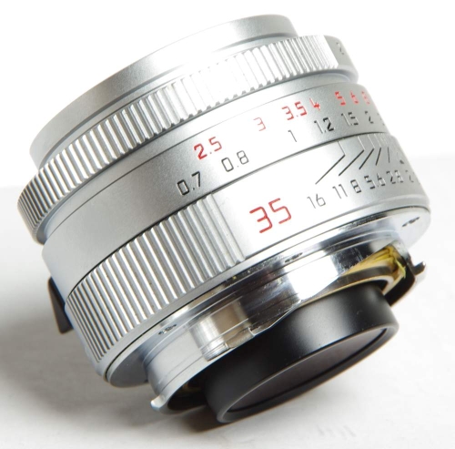 Leica Summicron-M 35mm/F2,0 ASPH. silbern verchromt Version 11882 *gebraucht*