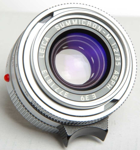 Leica Summicron-M 35mm/F2,0 ASPH. silbern verchromt Version 11882 *gebraucht*