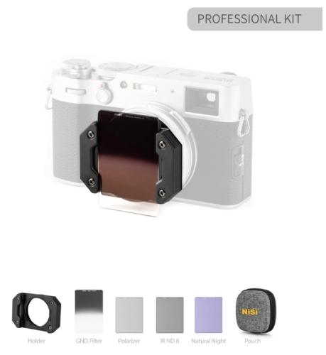 Professionalset Filter für X100