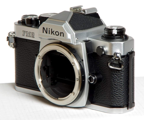 Nikon FM2n Gehäuse/Body silber *gebraucht*